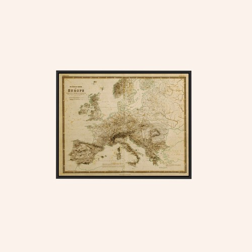 Vintage maps mountain - -,