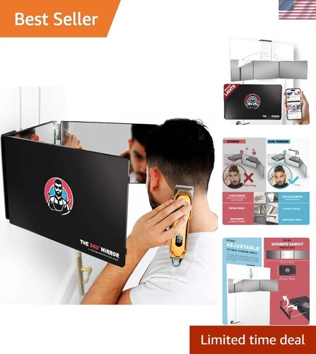 Adjustable trifold mirror for - adjustable,