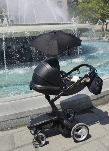 Mima xari stroller black - mima, ,black